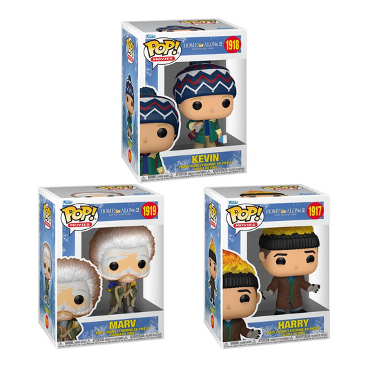 Funko Pop! Movies: Home Alone 2 - Kevin / Harry / Marv
