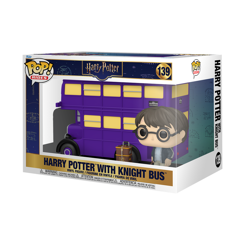 Funko Pop! Movies: Harry Potter - Harry Potter with Knight Bus (Super Deluxe RIde) #139