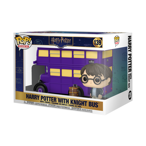 Funko Pop! Movies: Harry Potter - Harry Potter with Knight Bus (Super Deluxe RIde) #139