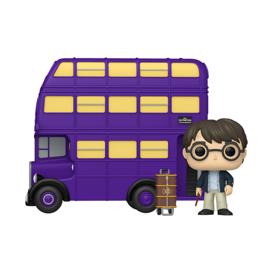 Funko Pop! Movies: Harry Potter - Harry Potter with Knight Bus (Super Deluxe RIde) #139