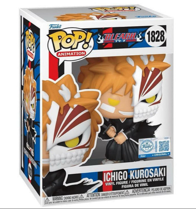 Funko Pop! Anime: Bleach - Ichigo Kurosaki (Half Mask) #1828 [Funko Special Edition]