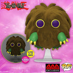 Funko Pop! Anime Yu-Gi-Oh! - Kuriboh (Flocked) #1455 [AAA Anime Exclusive - GITD]