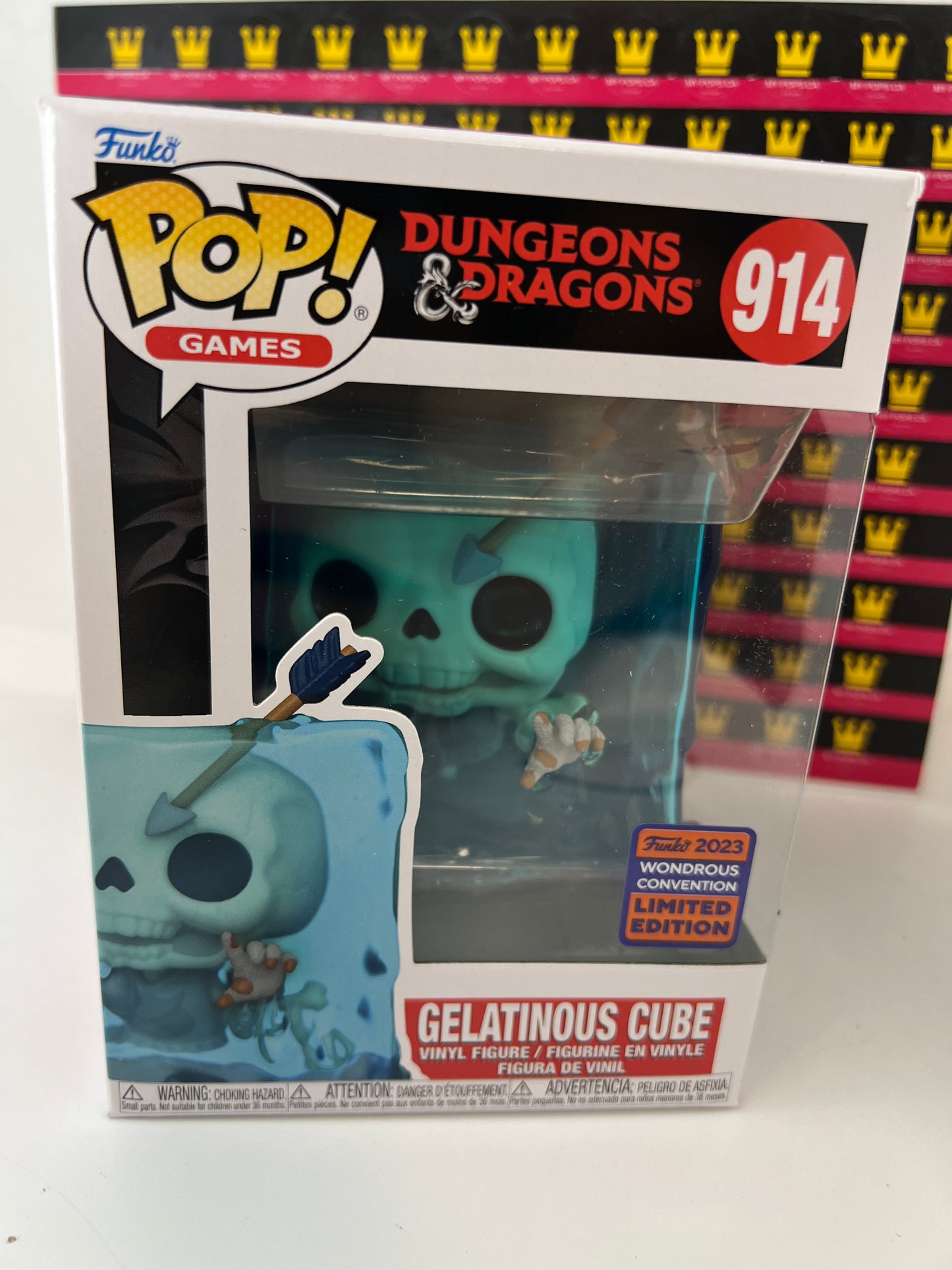 FUNKO POP! DUNGEONS & DRAGONS GELATINOUS CUBE #914 [2023 WONDROUS CON EXCLUSIVE] *PREORDER*