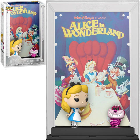 IN STORE ONLY - FUNKO POP! DISNEY 100th ALICE IN WONDERLAND WITH CHESHIRE CAT POSTER #11