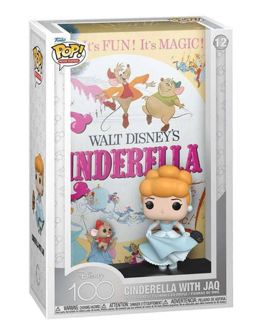 IN STORE ONLY - FUNKO POP! DISNEY 100th CINDERELLA with JAQ POSTER #12