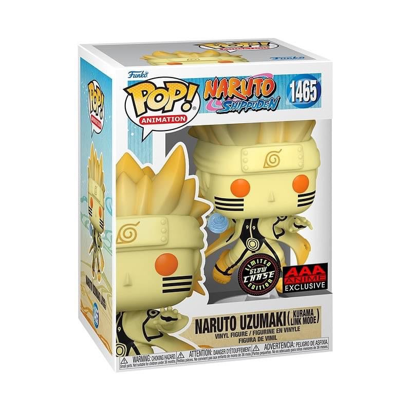Funko Pop! Anime: Naruto Shippuden - Naruto Uzumaki with Kurama Link Mode #1465 [AAA Anime Exclusive]