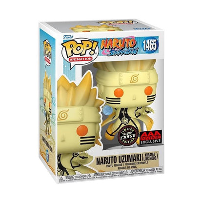 Funko Pop! Anime: Naruto Shippuden - Naruto Uzumaki with Kurama Link Mode #1465 [AAA Anime Exclusive]