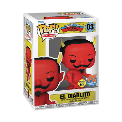Funko Pop! Loteria - El Diablito #03 [PX Previews Exclusive - GITD]