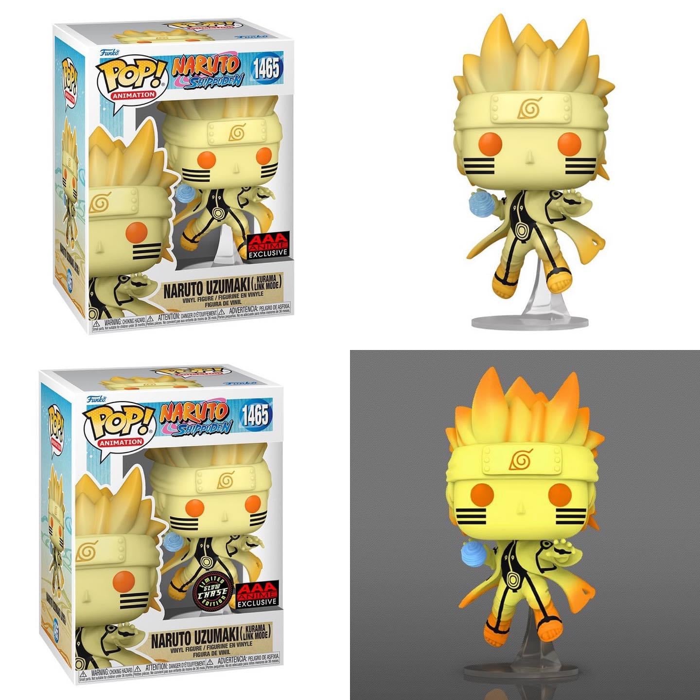 Funko Pop! Anime: Naruto Shippuden - Naruto Uzumaki with Kurama Link Mode #1465 [AAA Anime Exclusive]