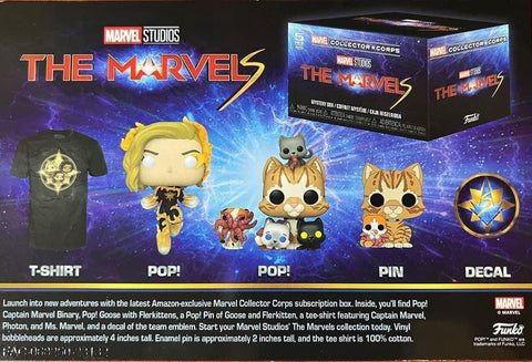 FUNKO POP! MARVEL COLLECTOR CORPS THE MARVELS BOX *PREORDER
