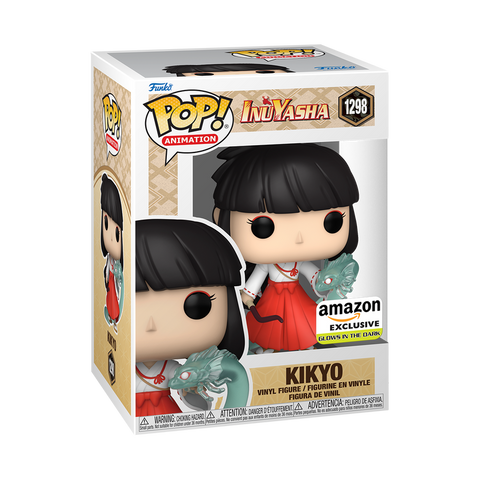 Funko Pop! Anime INUYASHA KIKYO GLOW IN THE DARK #1298 [AMAZON EXCLUSIVE] *PREORDER*