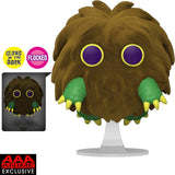 Funko Pop! Anime Yu-Gi-Oh! - Kuriboh (Flocked) #1455 [AAA Anime Exclusive - GITD]