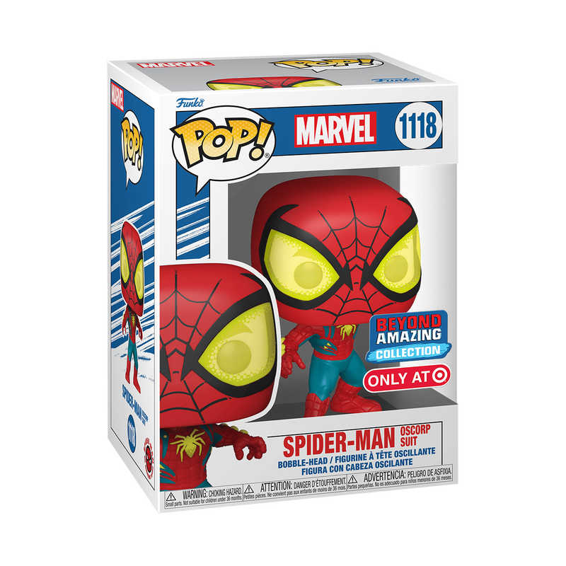 FUNKO POP! MARVEL - BEYOND AMAZING SPIDER-MAN OSCORP SUIT #1118 [TARGET EXCLUSIVE]