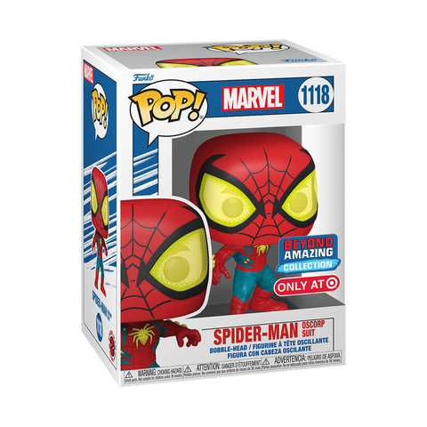 FUNKO POP! MARVEL - BEYOND AMAZING SPIDER-MAN OSCORP SUIT #1118 [TARGET EXCLUSIVE]