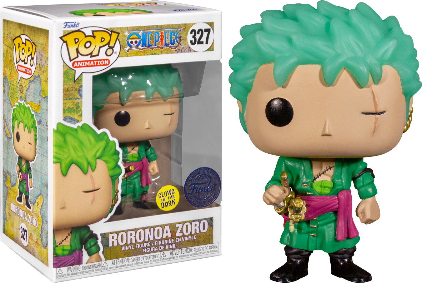 Funko Pop! Anime: One Piece - Roronoa Zoro #327 [KODY