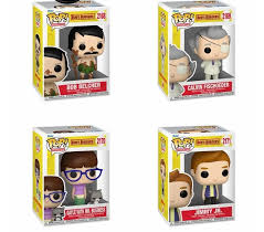 Funko Pop! Television: Bob's Burgers - Bob Belcher / Gayle with Mr. Business / Calvin Fischoeder/ Jimmy Jr.