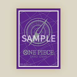 One Piece TCG Limited Card Sleeves - Purple & Silver