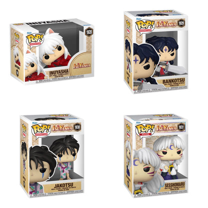Funko Pop! Anime: Inuyasha - Inuyasha (Laying Down) / Bankotsu / Jakotsu / Plus! Sesshomaru