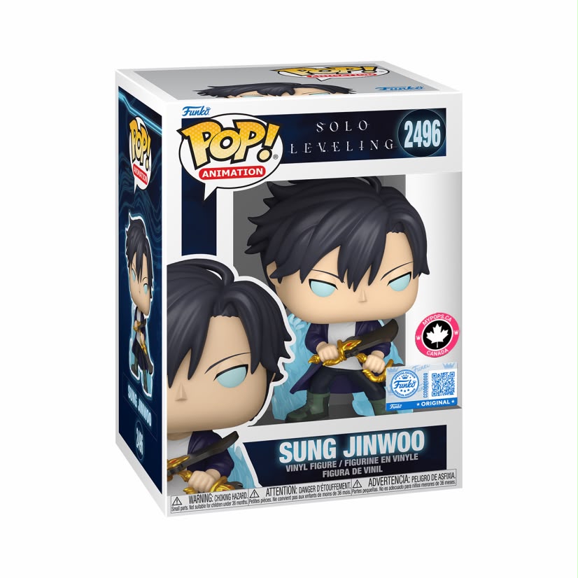 Funko Pop! Anime: Solo Leveling - Sung Jinwoo #2496 [MyPops Canada Exclusive] *PREORDER*