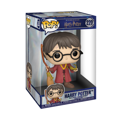 Funko Pop! Movies: Harry Potter - Jumbo 10" Harry Potter with Nimbus 2000 #220 *PREORDER*
