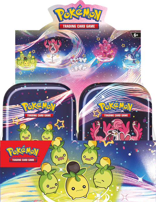 Pokemon TCG: Scarlet & Violet - Paldean Fates Mini Tins Display Box