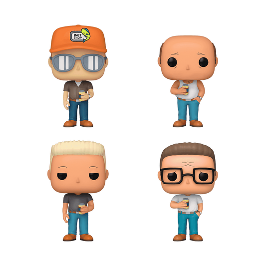 Funko Pop! Television: King Of The Hill - Dale Gribble / Hank Hill / Bill Dauterive / Boomhauer 4pk [Funko Special Edition] *PREORDER*