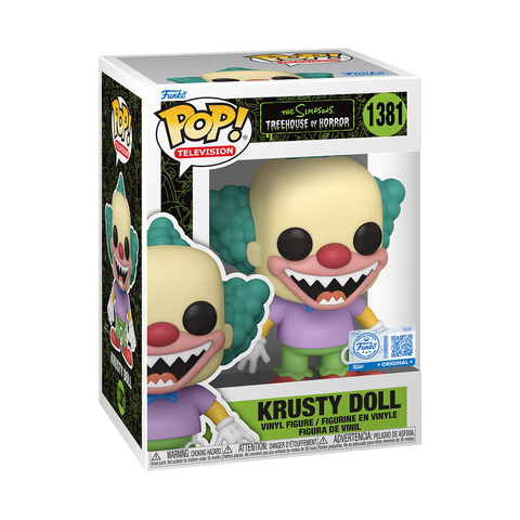 Funko Pop! Television: The Simpsons - Krusty Doll #1381 [Funko Special Edition] *PREORDER*