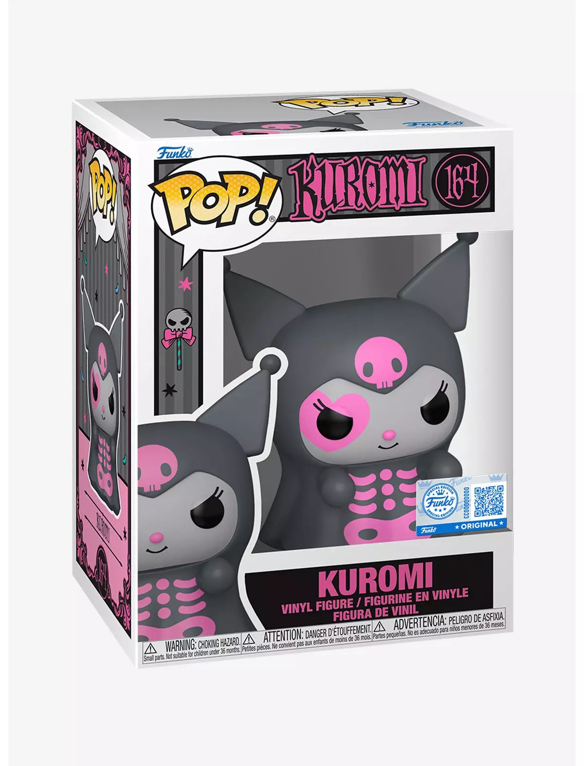 Funko Pop! Sanrio - Kuromi Skeleton #164 [Funko Special Edition] *PREORDER*