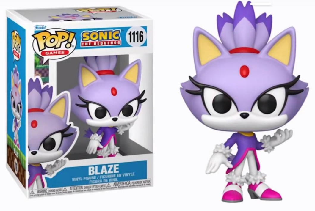 Funko Pop! Games: Sonic The Hedgehog - Jet / Blaze / Neo Metal Sonic / Espio