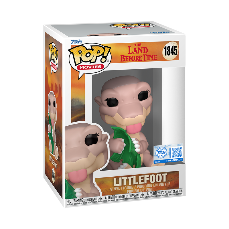 Funko Pop! Movies: The Land Before Time - Ducky / Cera / Littlefoot / Littlefoot with Treestar