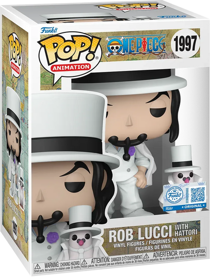 Funko Pop! Anime: One Piece - Rob Lucci with Hattori #1997 [Toy Temple Exclusive] *PREORDER*