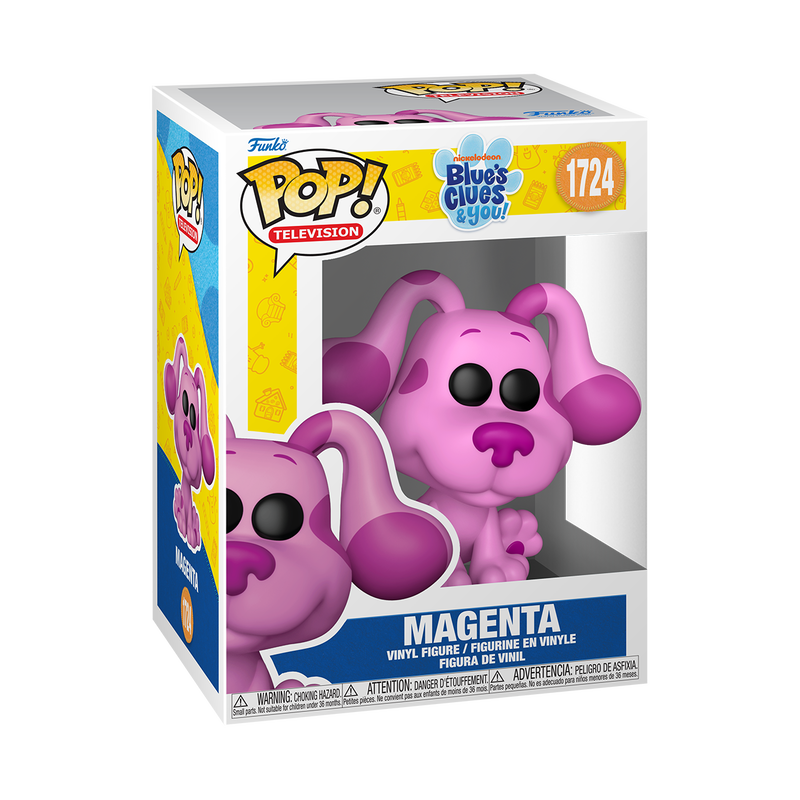Funko Pop! Television: Blues Clues - Premium Blue (On Chair) / Magenta