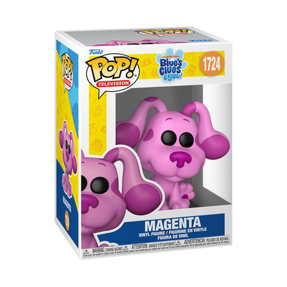 Funko Pop! Television: Blues Clues - Premium Blue (On Chair) / Magenta