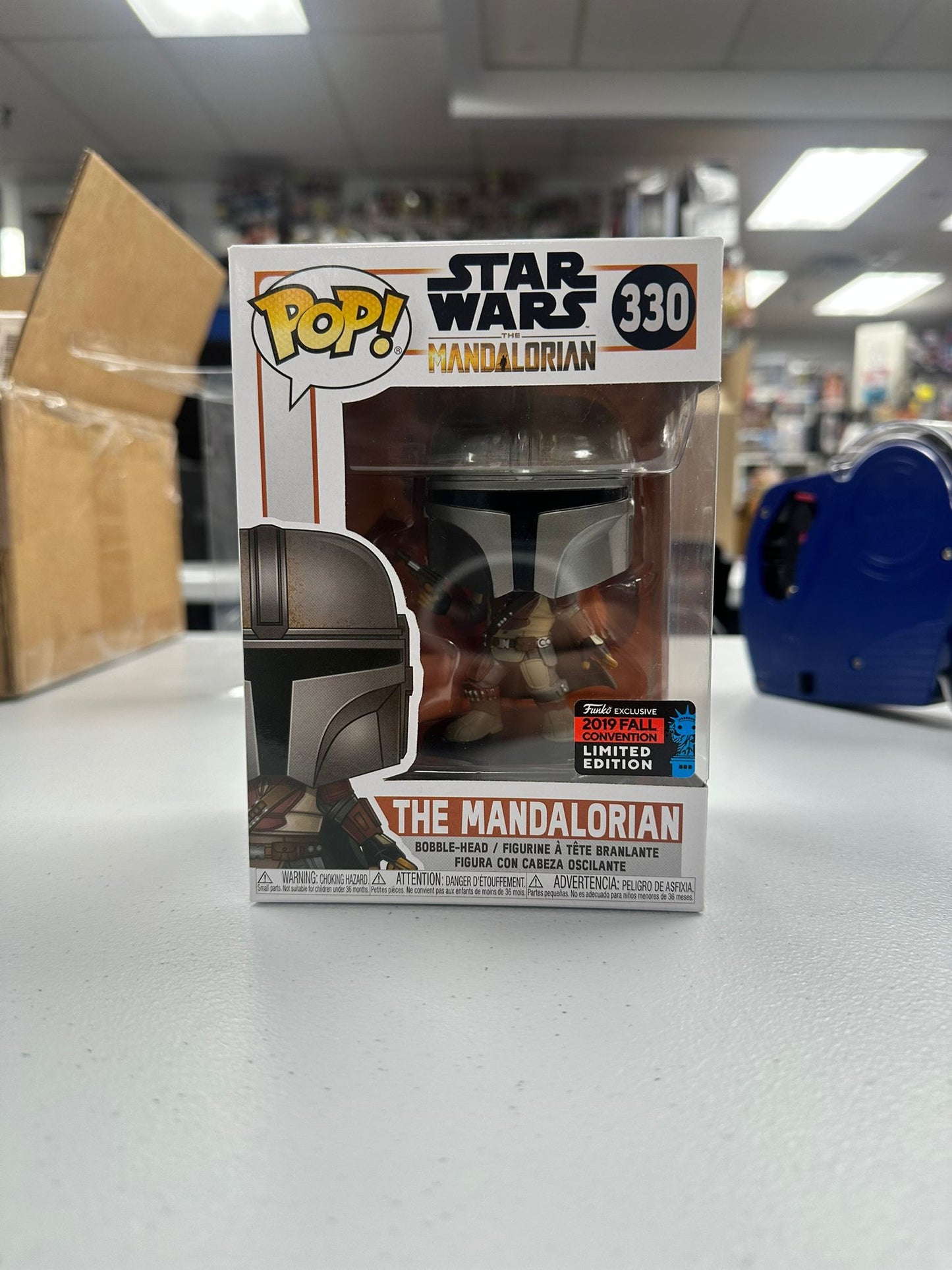 Funko Pop! Star Wars: The Mandalorian - The Mandalorian #330 [2019 Fall Shared Convention Exclusive]