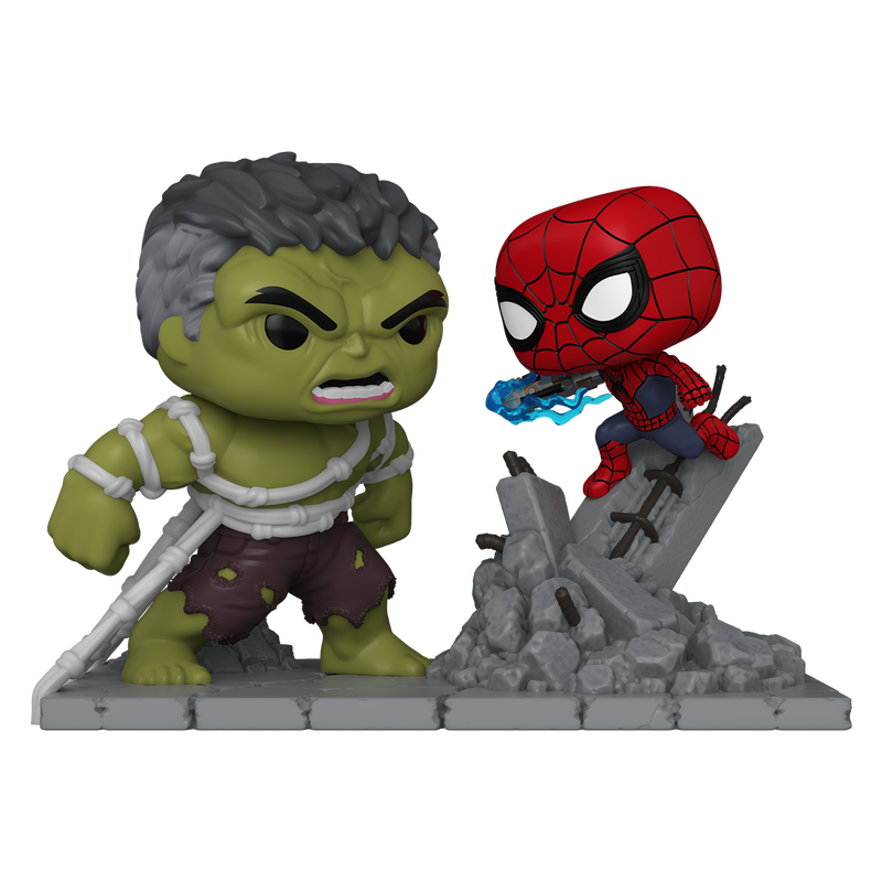 Funko Pop! Marvel: Spider-Man (Brand New Day) - Moment Spider-Man Vs. Hulk / Jean Grey / Rides Punisher with Van *PREORDER*