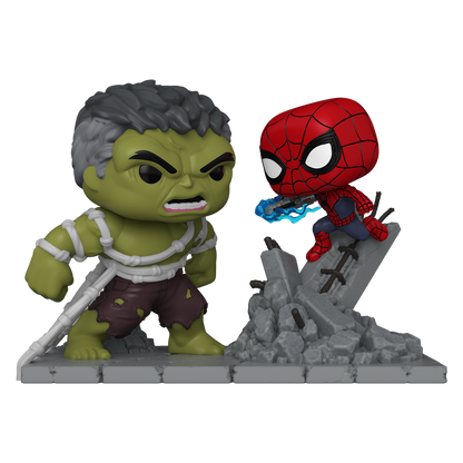 Funko Pop! Marvel: Spider-Man (Brand New Day) - Moment Spider-Man Vs. Hulk / Jean Grey / Rides Punisher with Van *PREORDER*