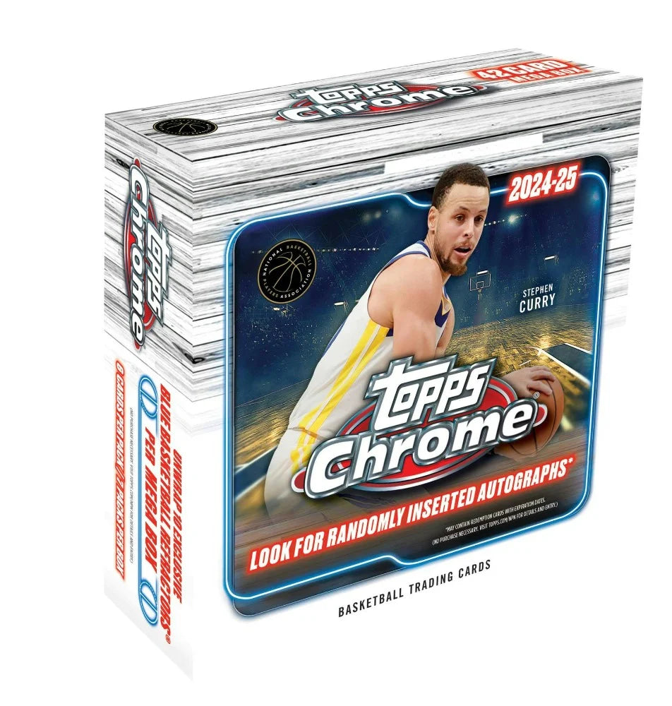 2025 Topps Chrome Basketball Mega Box