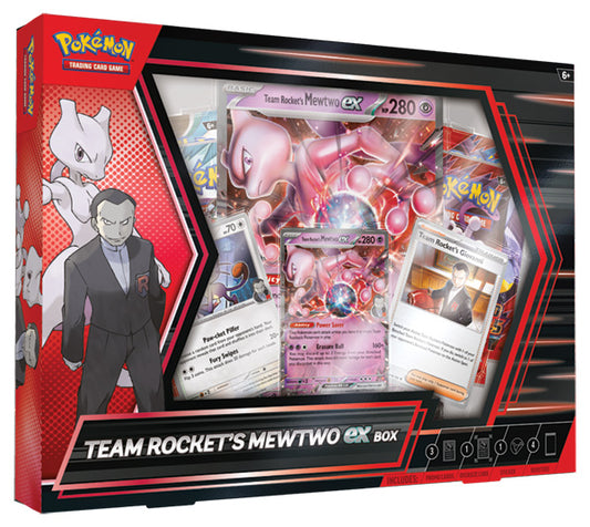 Pokemon TCG: Scarlet & Violet - Destined Rivals Team Rocket's Mewtwo ex Box Set