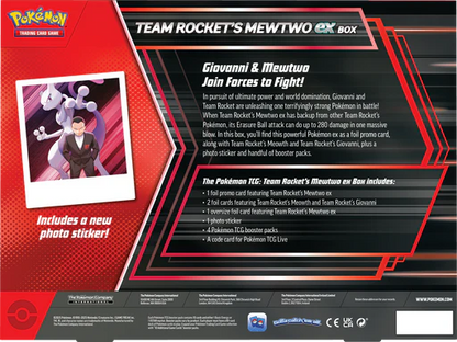 Pokemon TCG: Scarlet & Violet - Destined Rivals Team Rocket's Mewtwo ex Box Set
