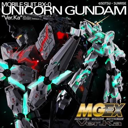 Bandai: Gunpla - Unicorn Gundam 1/100 MGEX Ver.Ka Model Kit *PREORDER*