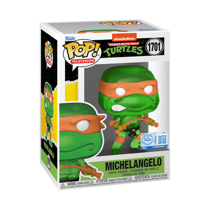 Funko Pop! Teenage Mutant Ninja Turtles: TMNT - Michelangelo (Translucent Green) #1701 [Funko Special Edition]