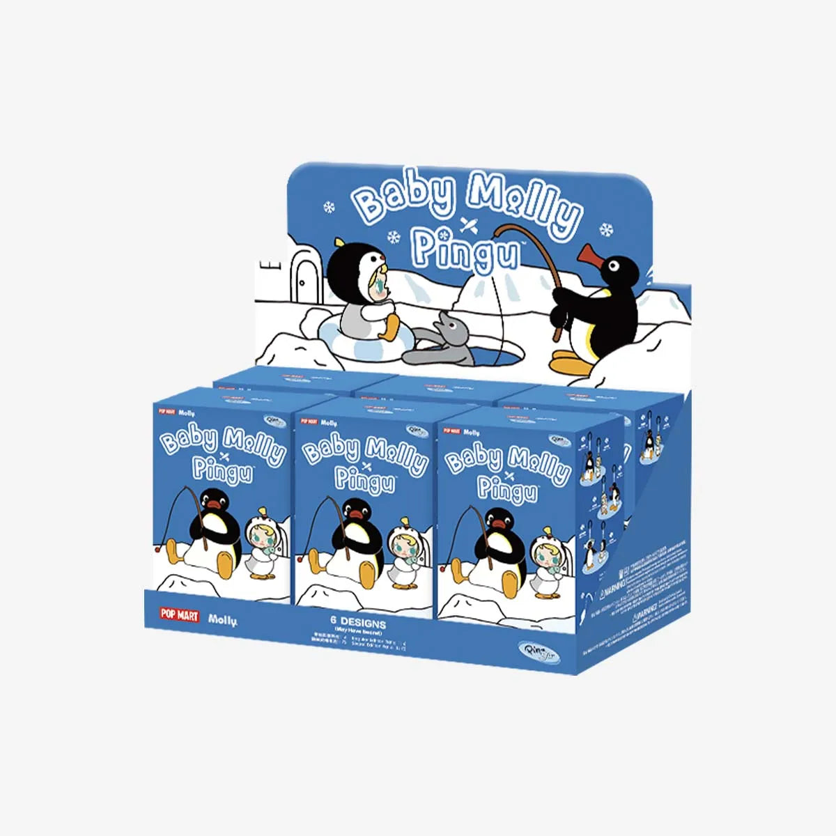 POPMART ピングー3点　Baby Molly Pingu ポップマート Popmart: Baby Molly x Pingu - Happy Fishing Series Vinyl Plush
