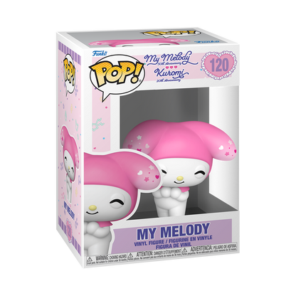 Funko Pop! Sanrio: Kuromi & My Melody (20th Anniversary) - Kuromi (Grumpy) #119 / My Melody #120 *PREORDER*