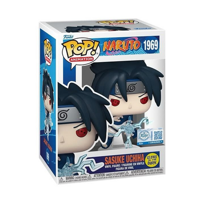 Funko Pop! Anime: Naruto - Plus! Haku #1970 / Sasuke Uchiha #1969 [GITD]