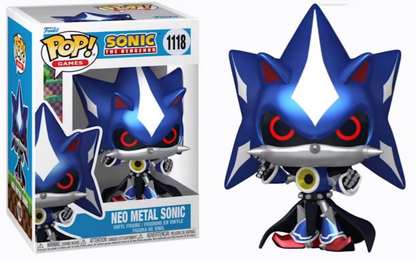 Funko Pop! Games: Sonic The Hedgehog - Jet / Blaze / Neo Metal Sonic / Espio
