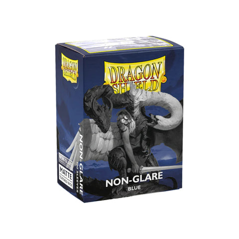 Dragon Shield - Matte Non-Glare Blue Sleeves 100ct