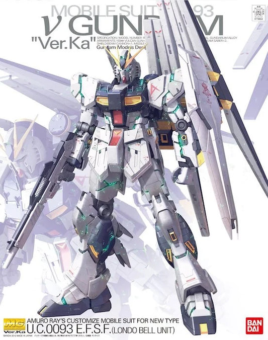 Bandai: Gunpla - V (Nu) Gundam Master Grade [MG] 1/100 Ver.Ka Model Kit *PREORDER*