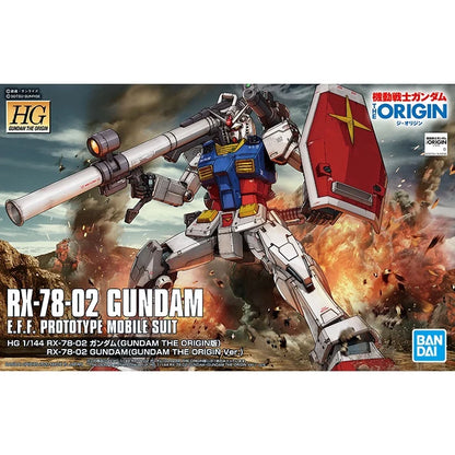 Bandai: Gunpla - RX-78-02 Gundam (The Origin) High Grade [HG] 1/144 Model Kit *PREORDER*