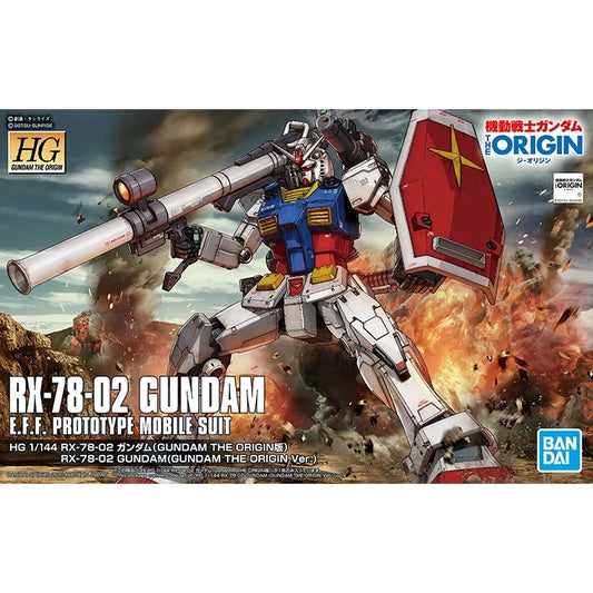 Bandai: Gunpla - RX-78-02 Gundam (The Origin) High Grade [HG] 1/144 Model Kit *PREORDER*