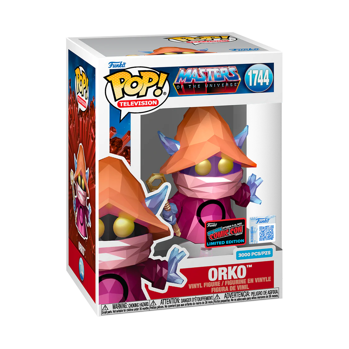 Funko Pop! Masters Of The Universe - Orko (Facet) #1744 [2025 New York Comic Con NYCC Official Convention Exclusive] *PREORDER*